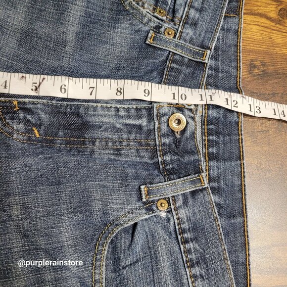 Levi's Jeans Tag 36x30 Measures 32x29 Loose Straight 569 Medium Dark Wash Denim - Picture 9 of 12